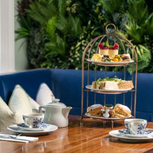 Traditional afternoon tea for two